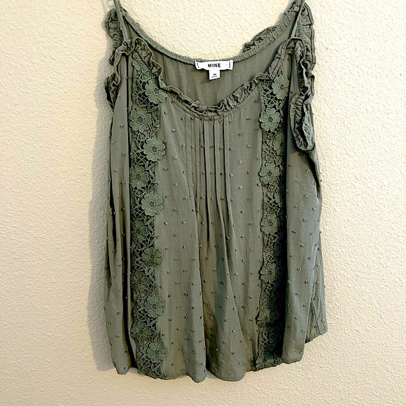 Dainty Sage green tank top - Picture 1 of 5